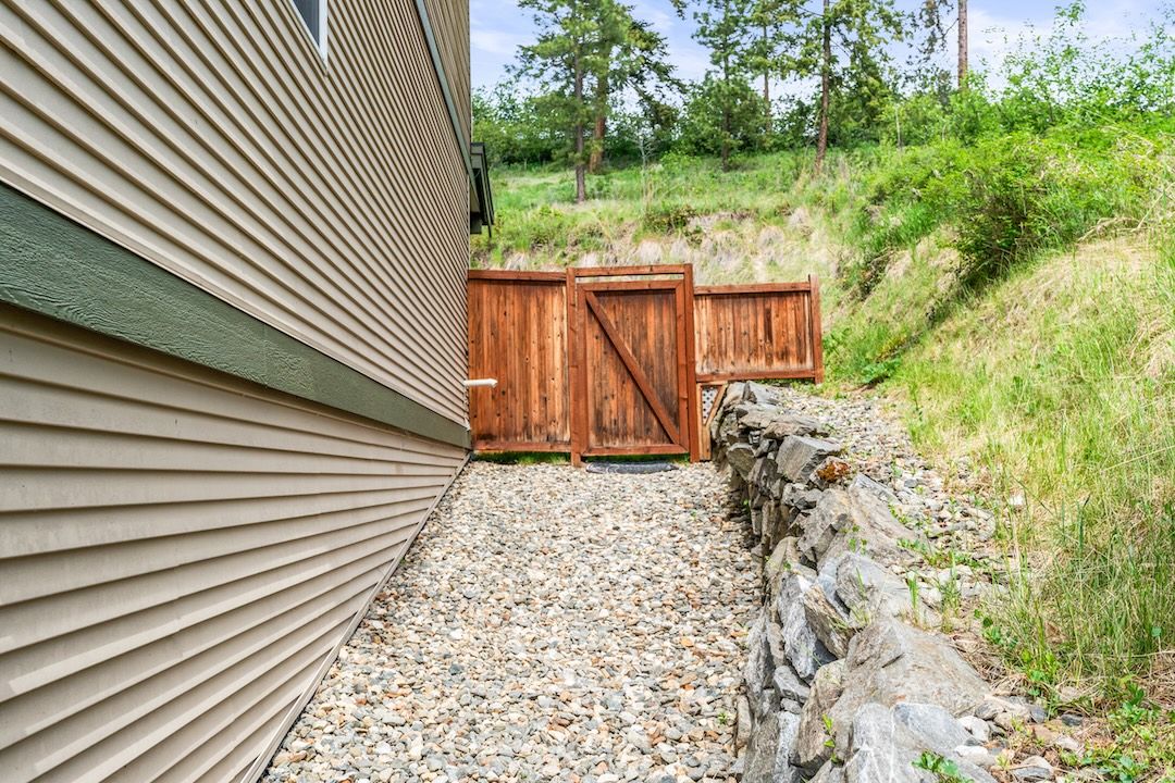 Garage from another angle showing driveway parking