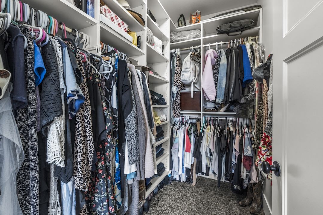 Primary walk-in closet