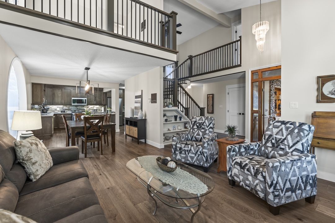 Open-concept main living area