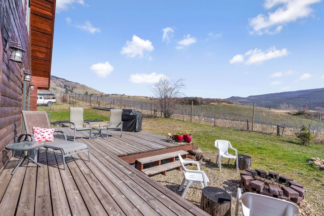 Deck with valley view