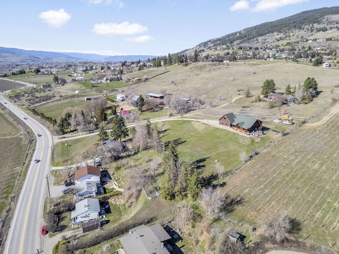 Aerial over the Coldstream Valley