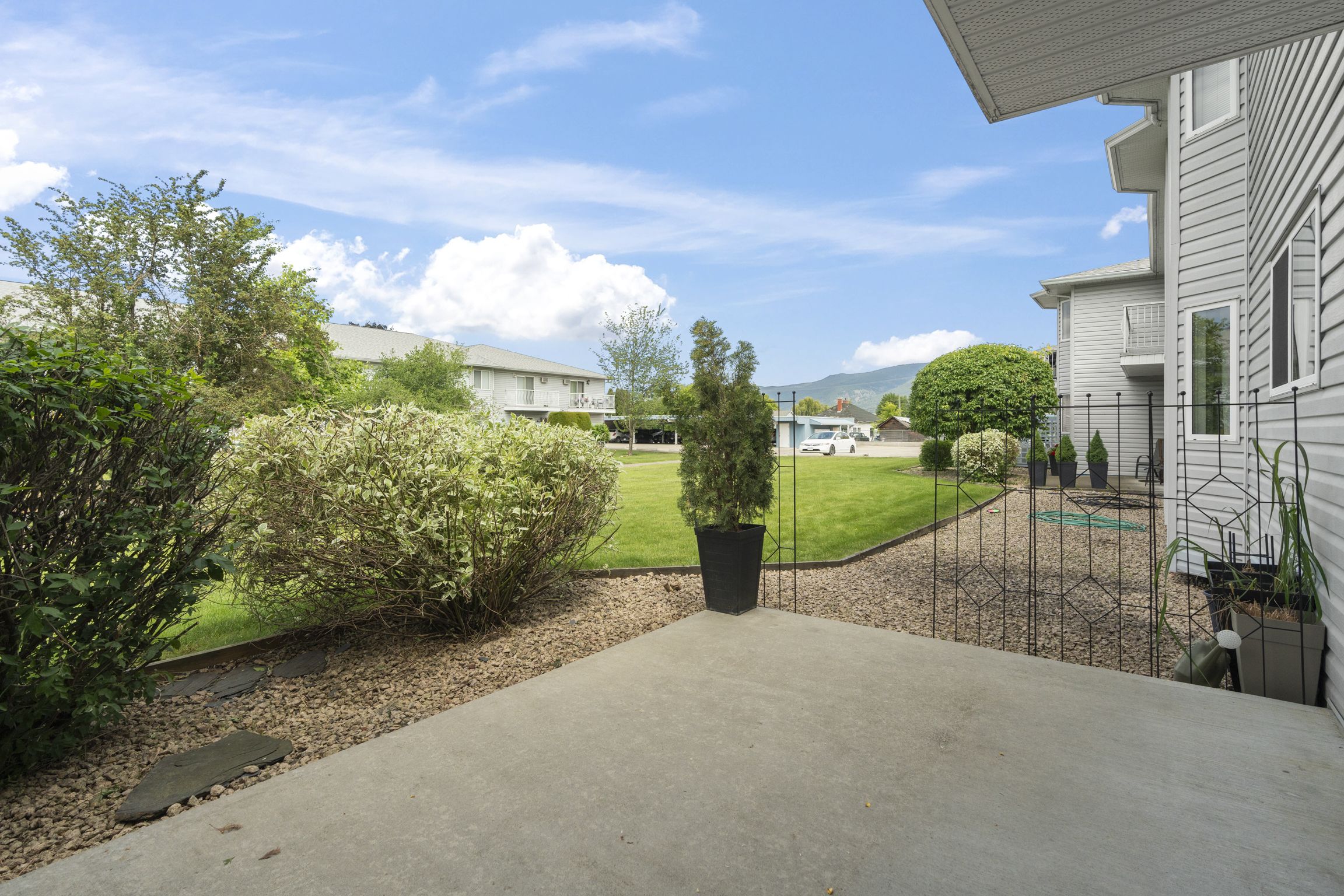 Covered patio
