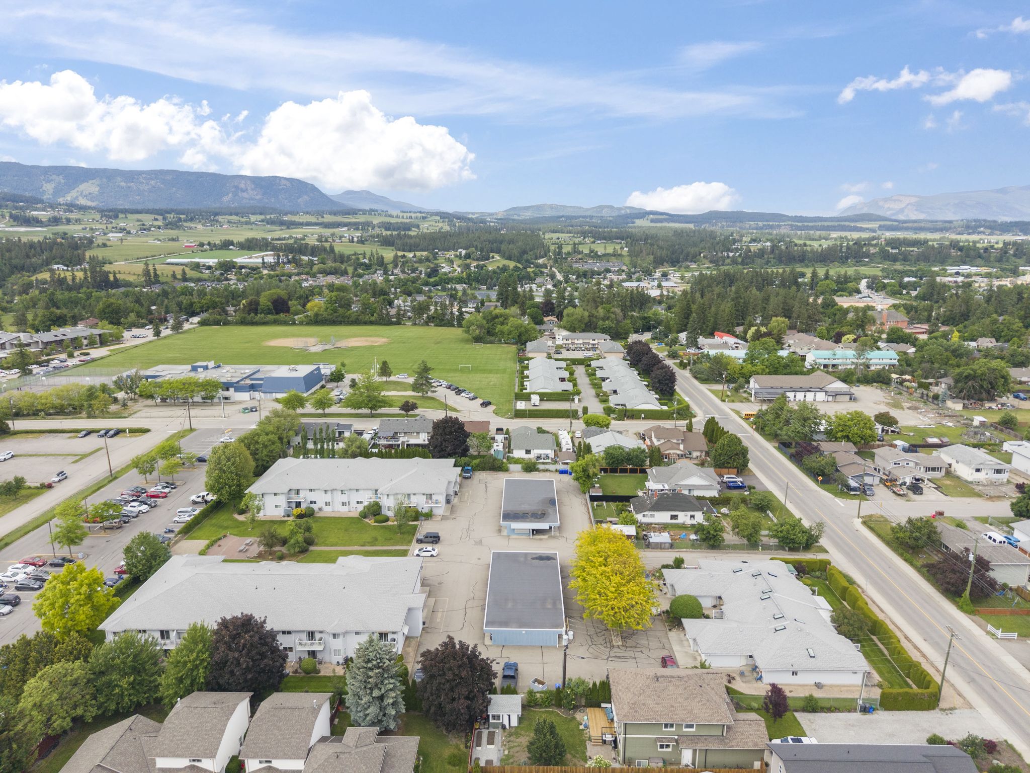 Aerial of Pleasant Valley Heights and Armstrong