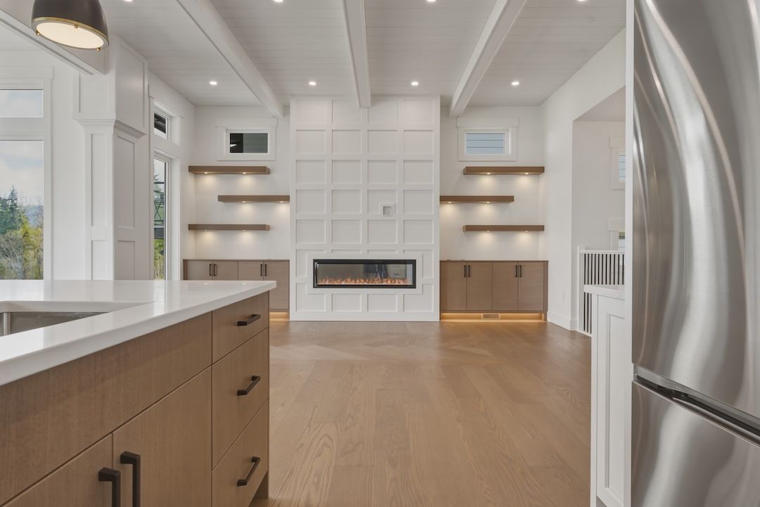 Kitchen and living room