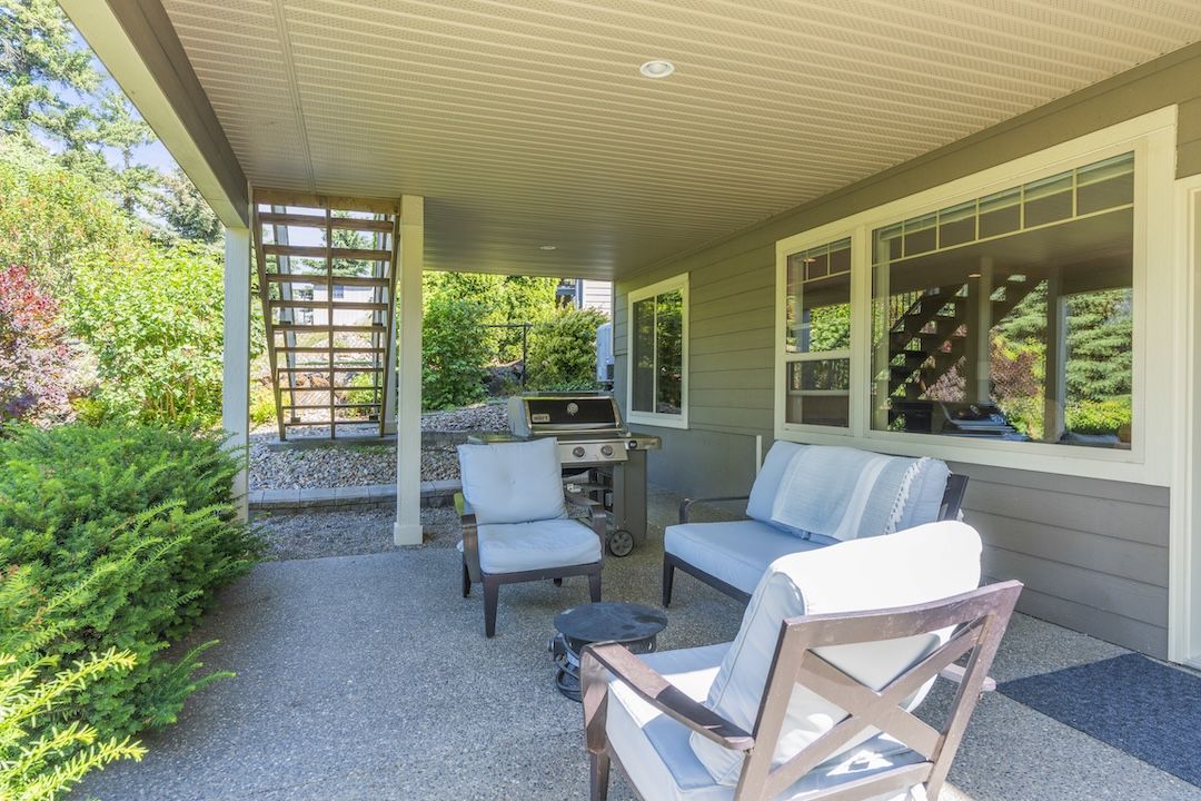 Private patio off the walk-out lower level
