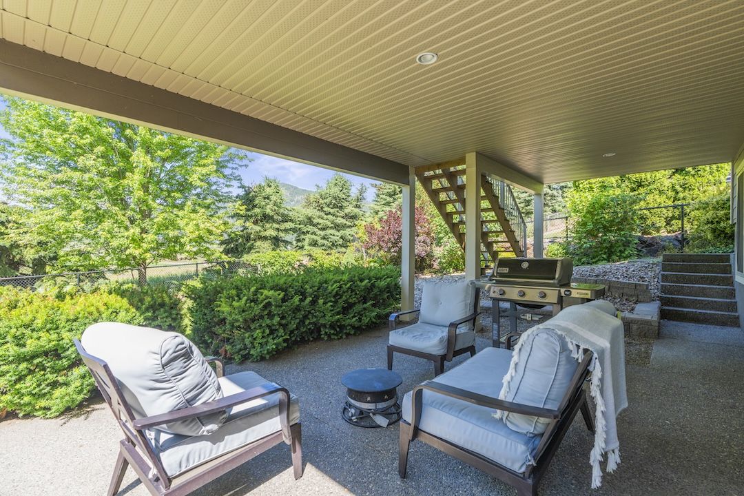 View from the lower-level patio