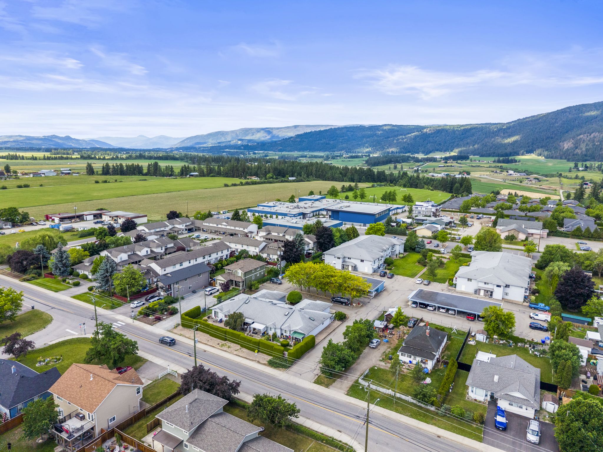 Aerial of the neighbourhood