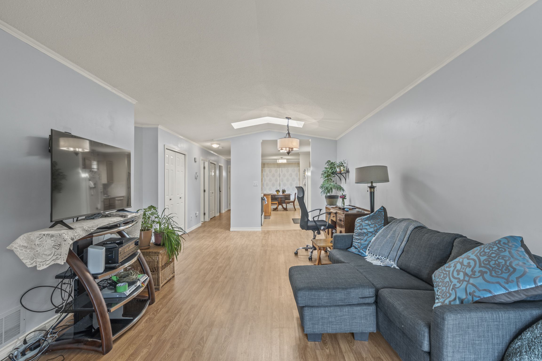 Living room toward the kitchen