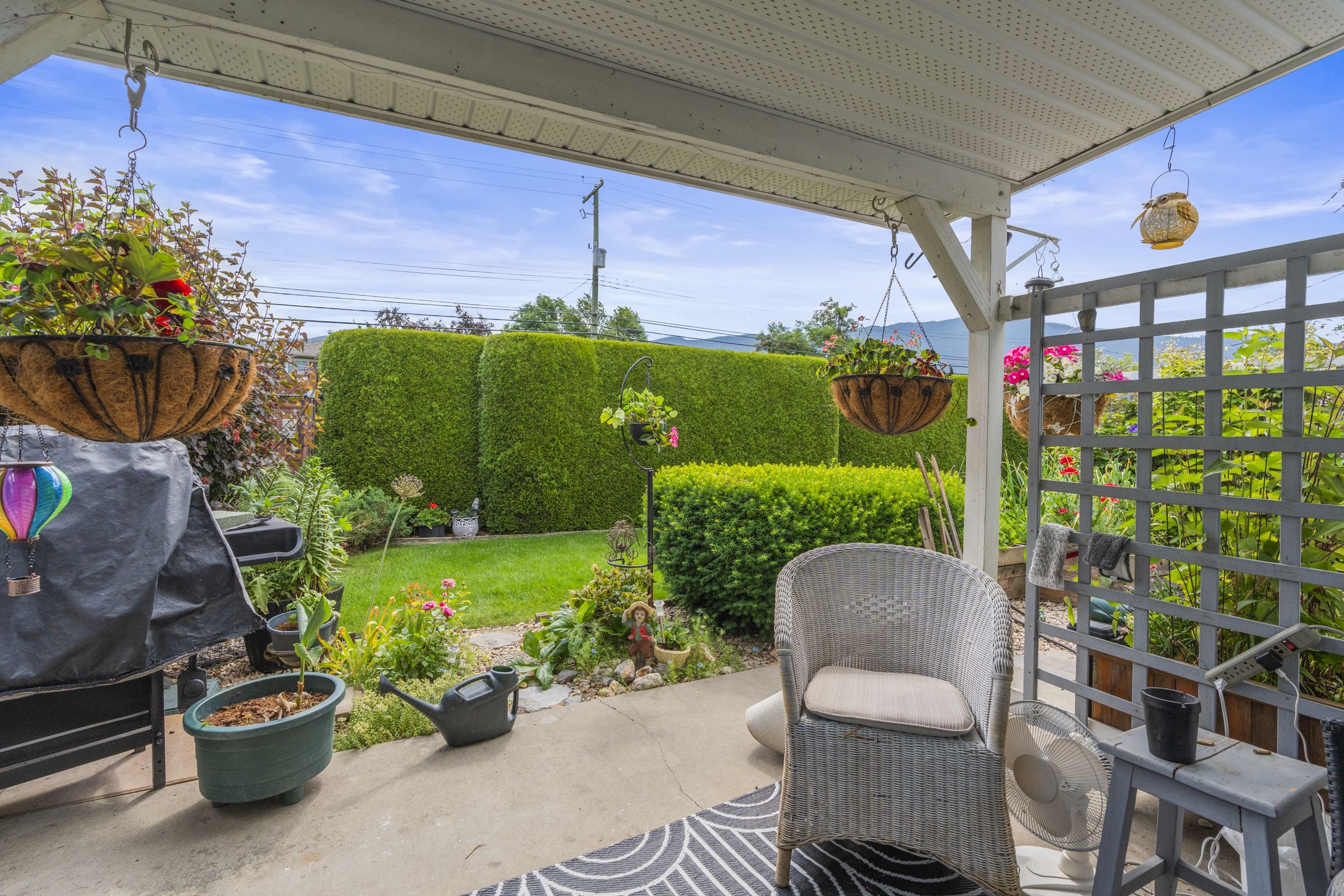 Covered patio