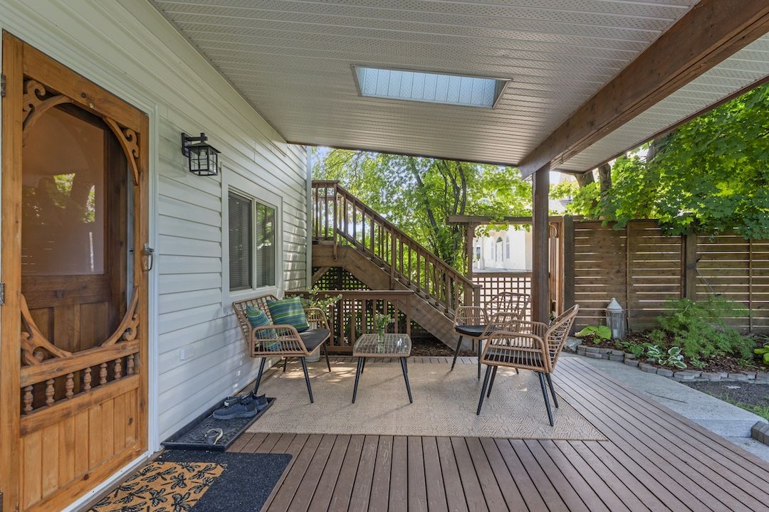 Covered porch
