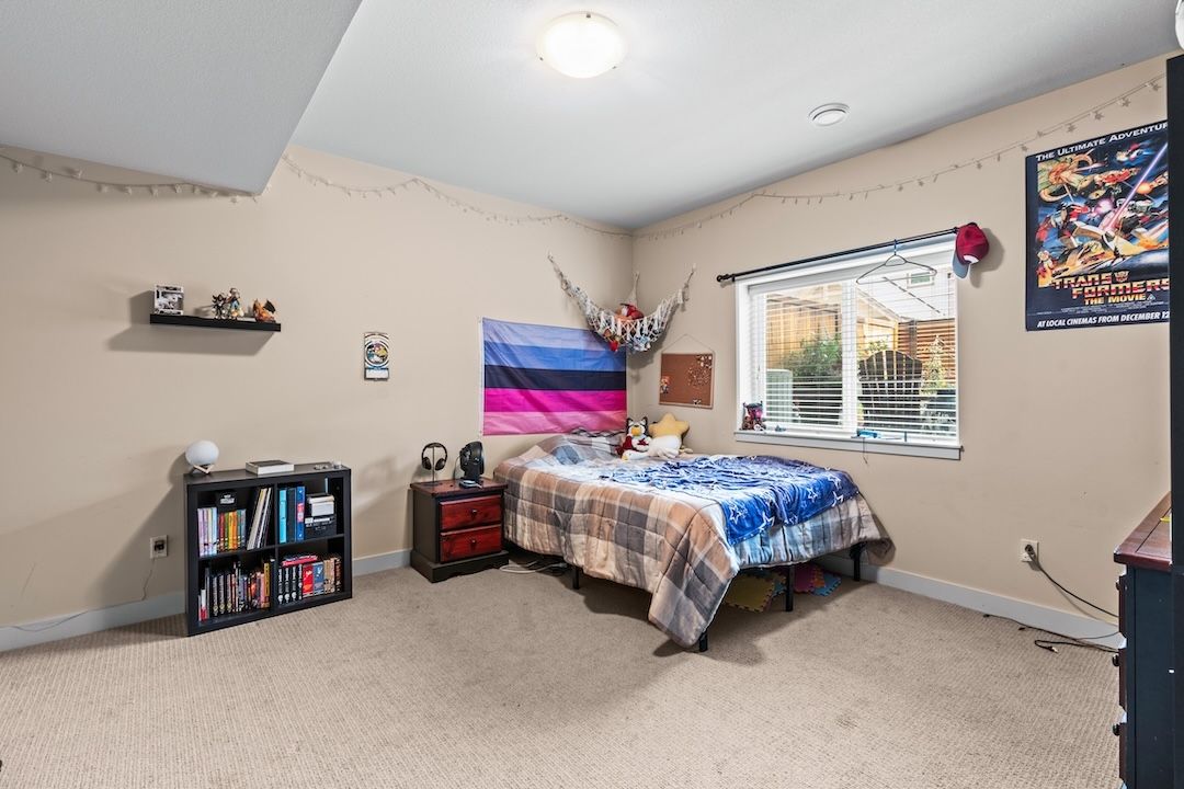 Finished basement fourth bedroom