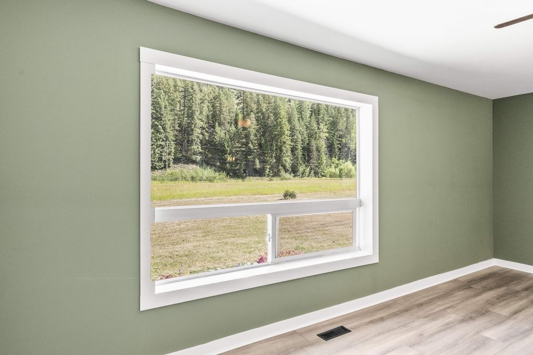 Living room with view