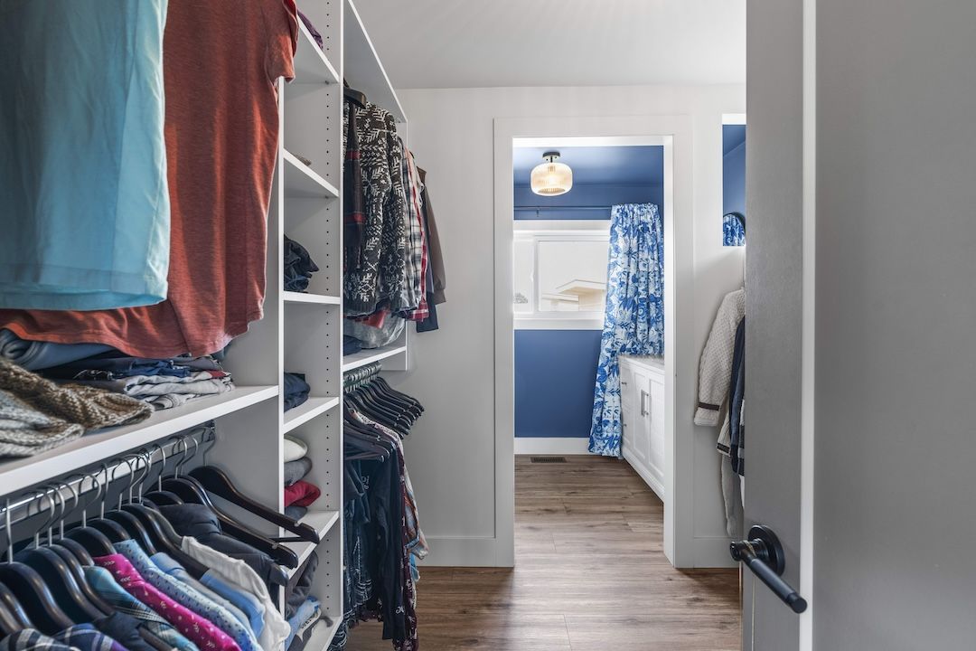 Primary walk-in closet
