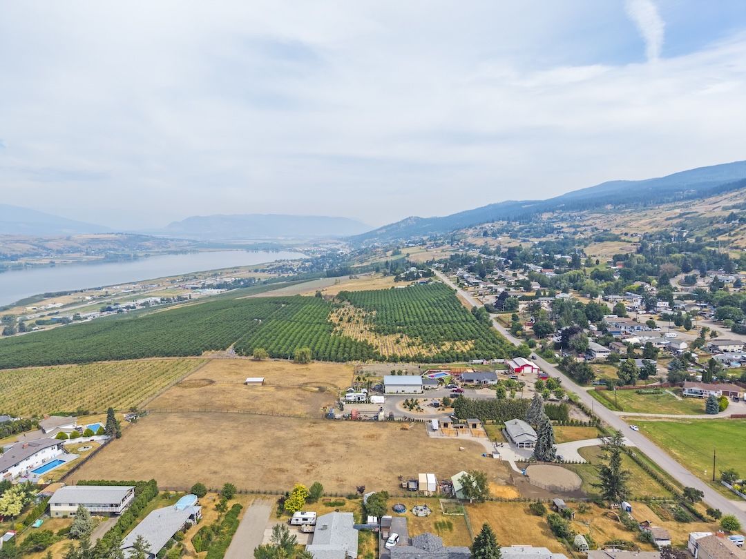 Aerial toward Swan Lake