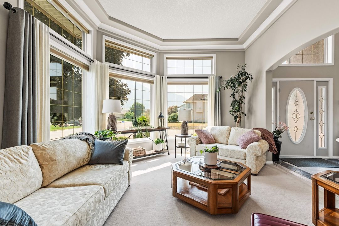 Sunny front living room