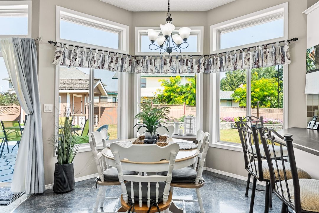 Breakfast nook off the kitchen