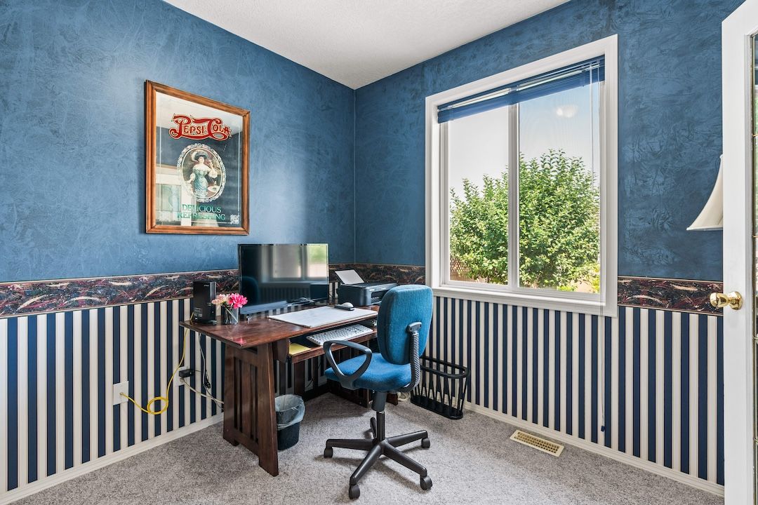 Main-floor den and office