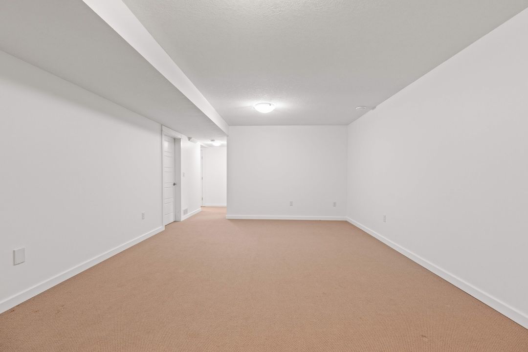 Finished basement family and rec space