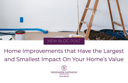 Home Improvements that Have the Largest and Smallest Impact On Your Home’s Value