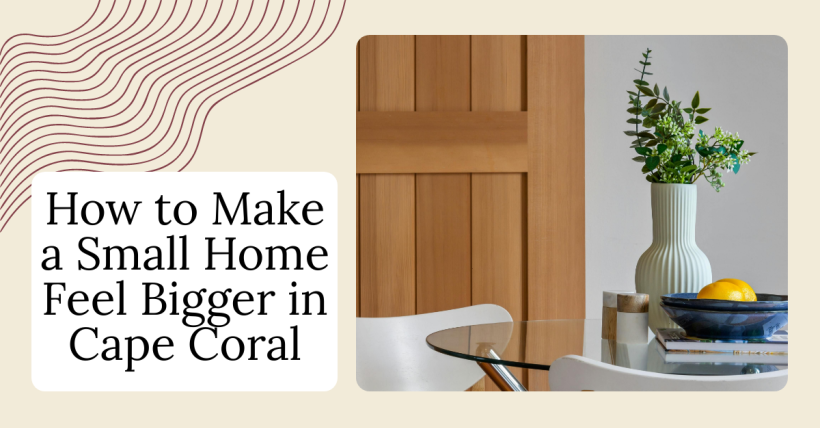 How to Make a Small Home Feel Bigger in Cape Coral