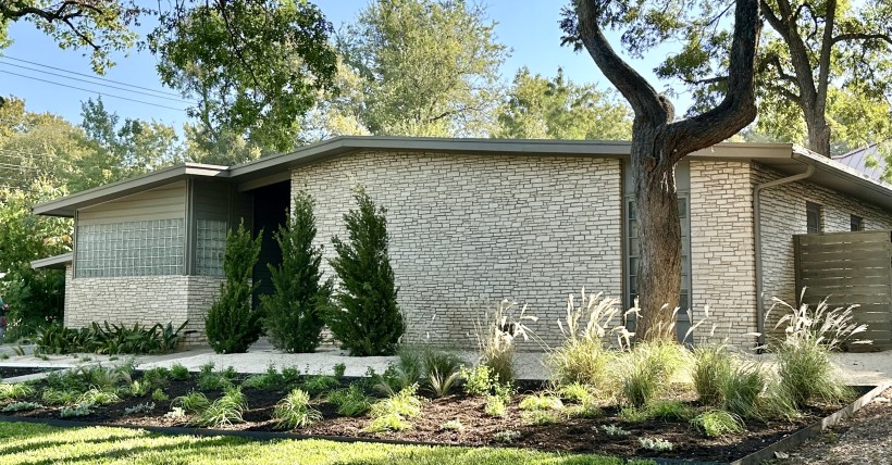 Mid-century modern home for sale in Central Austin