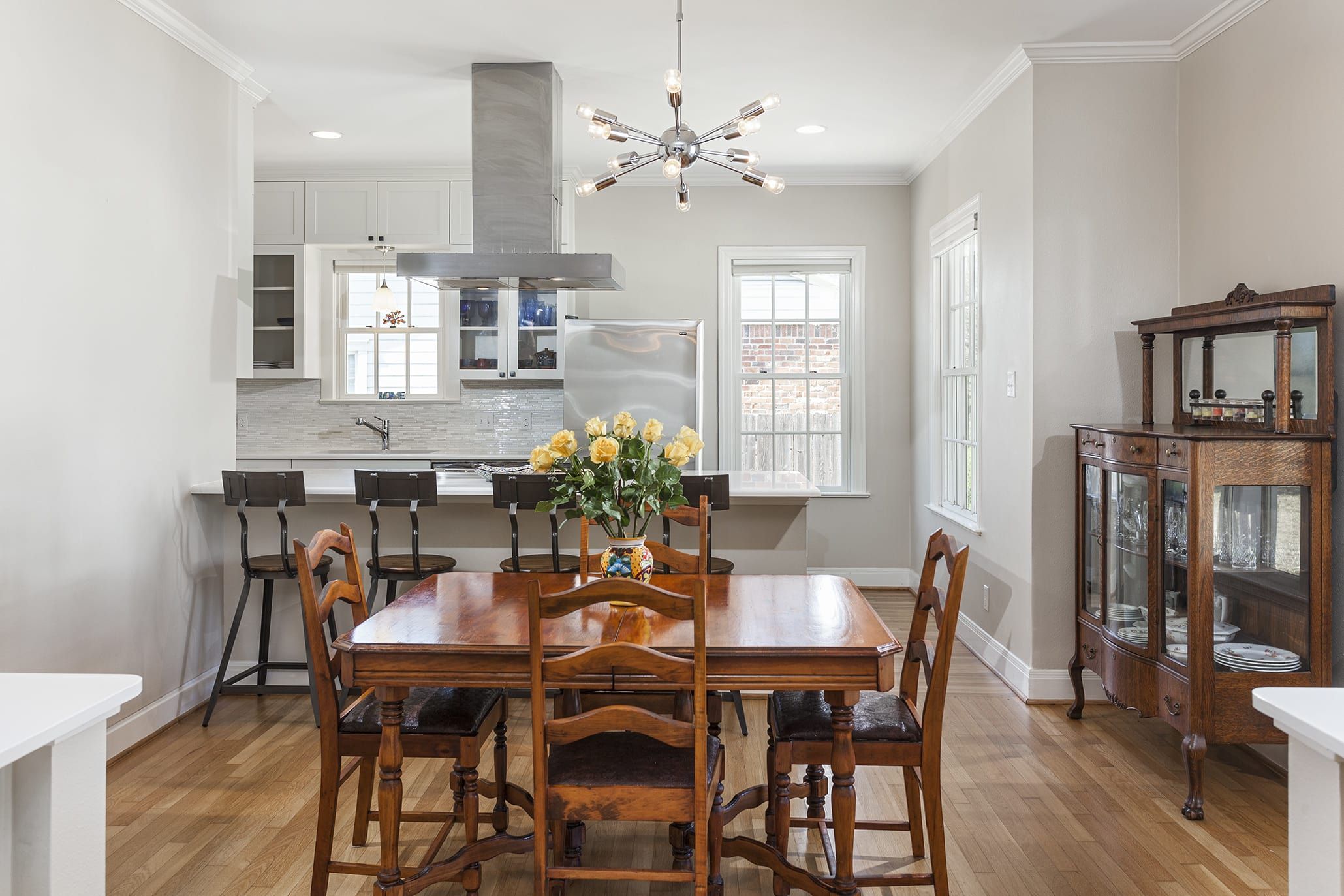 Dainty dining area