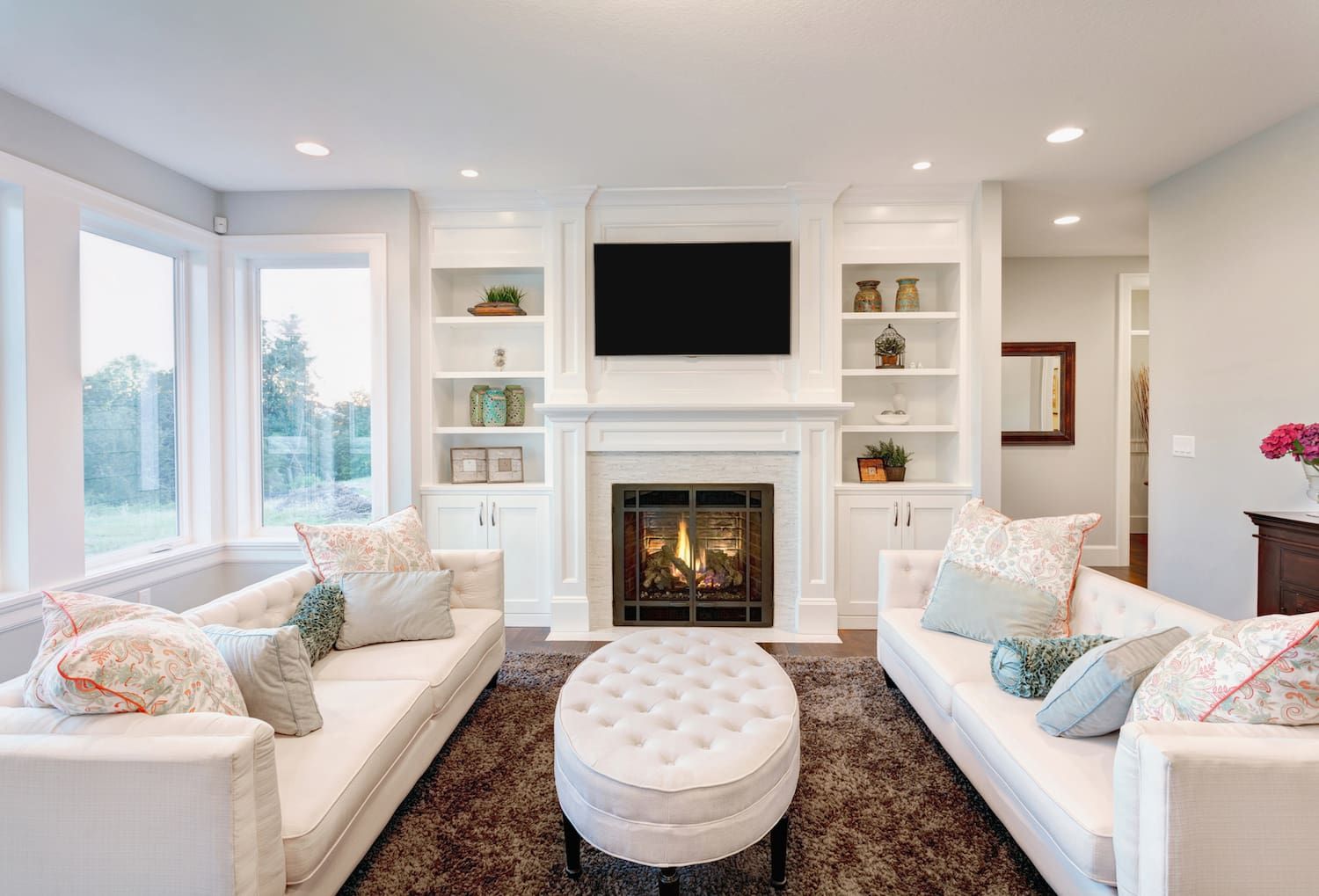 Fireplaces also have a high ROI in colder climates