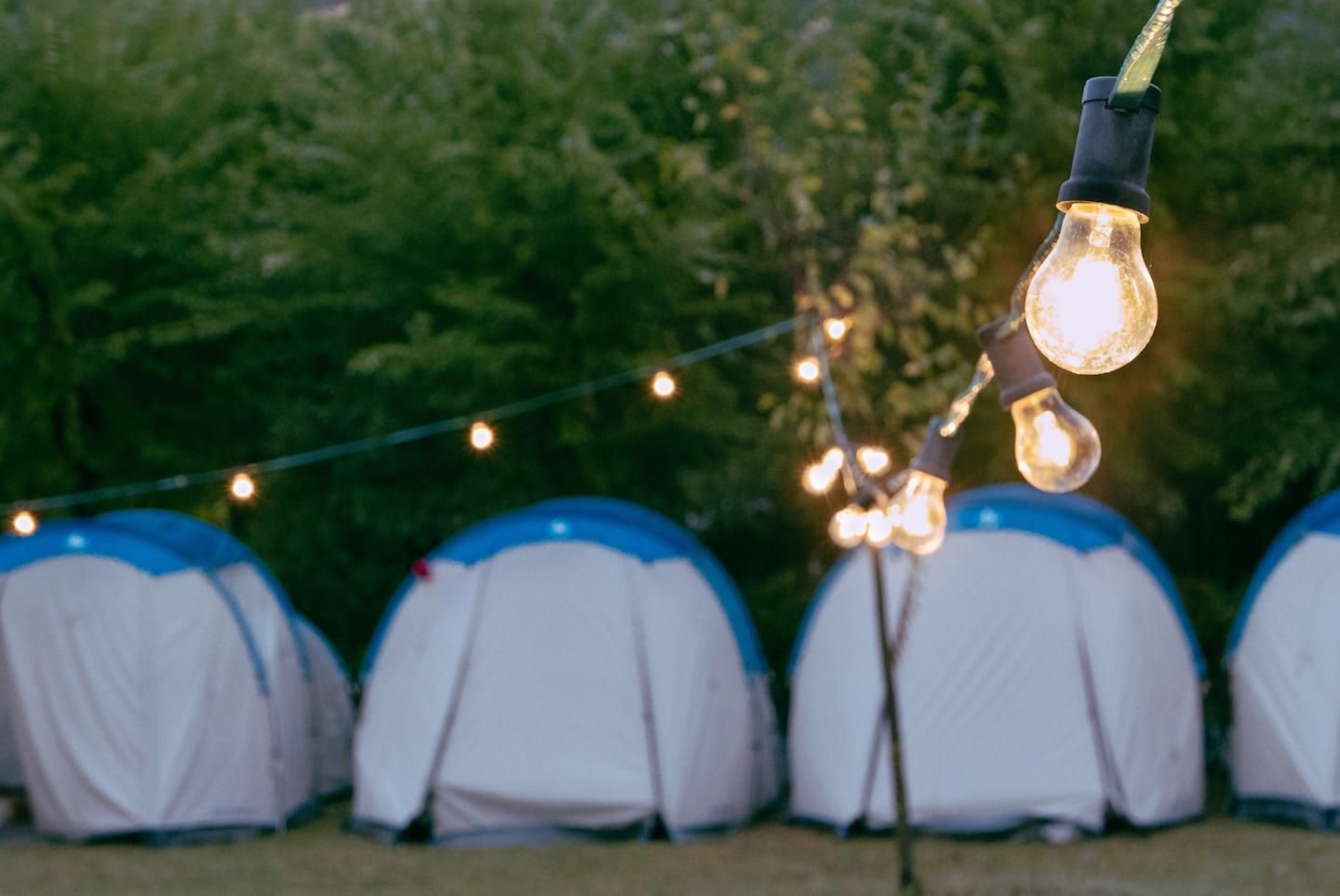 Go camping in your own backyard