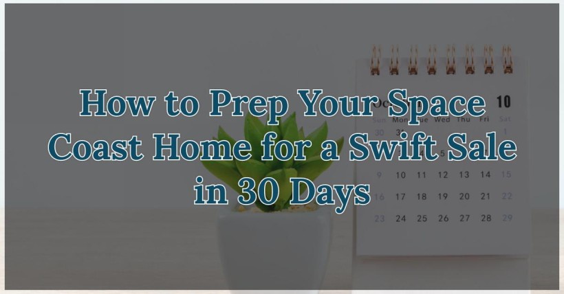 How to Prep Your Space Coast Home for a Swift Sale in 30 Days