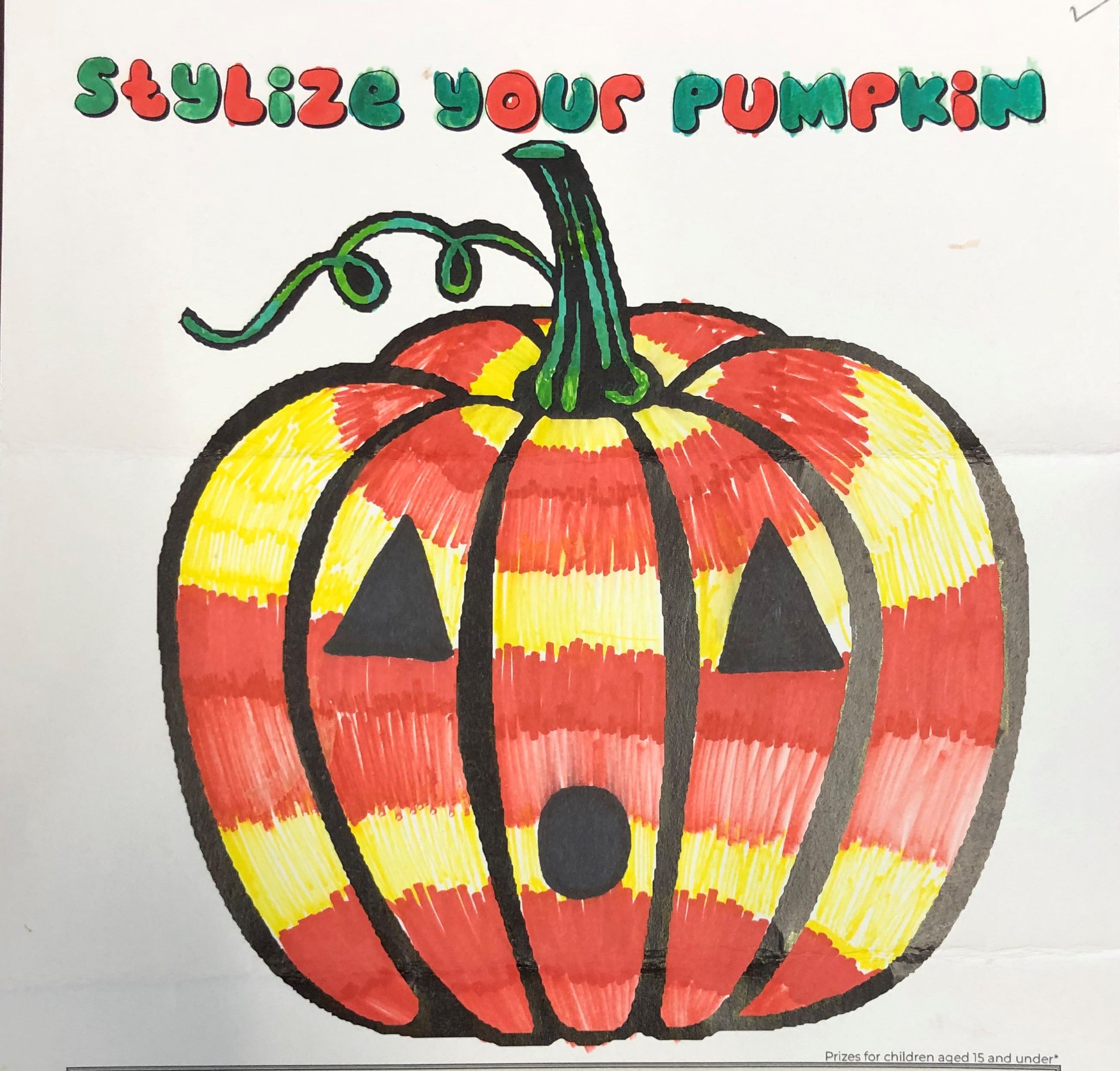 Nestor And Michelle's 2019 Pumpkin Coloring Contest