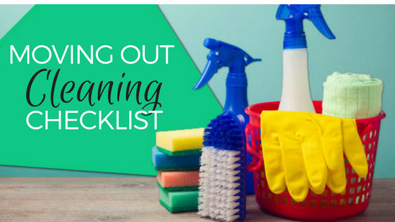 Moving out cleaning checklist