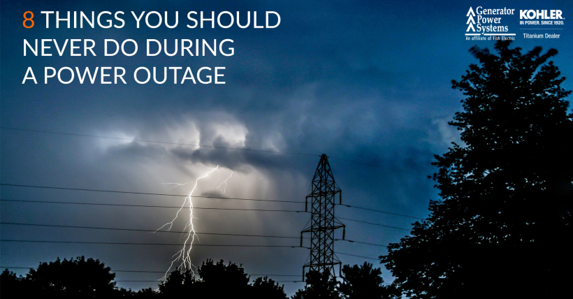 8 Things You Should Never Do During a Power Outage